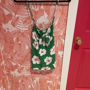 Floral Green Women's Top